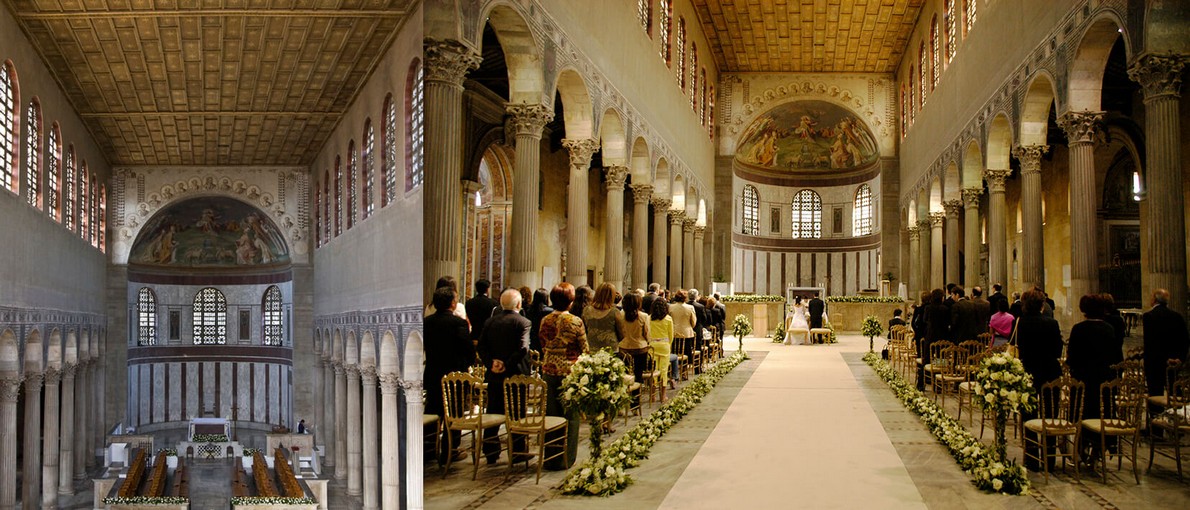 fotografo di matrimonio roma basilica santa sabina