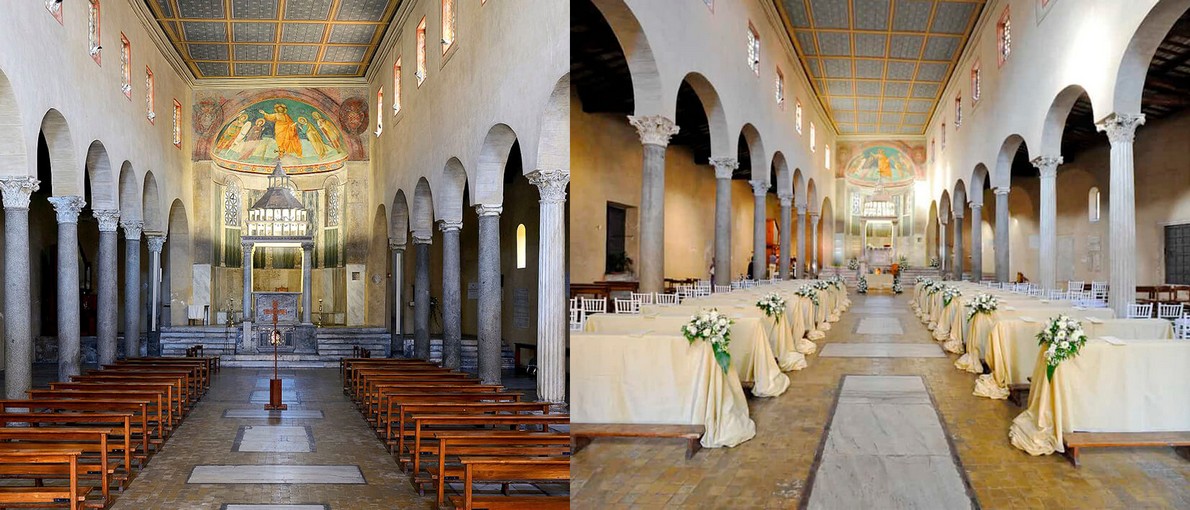 fotografo matrimonio roma chiesa san giorgio velabro